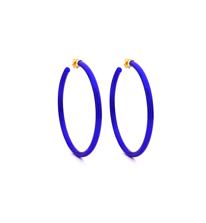 COLLEZIONE BARBARELLA - ORO 18KT - ARGENTO - MEDIO - BLU COBALTO