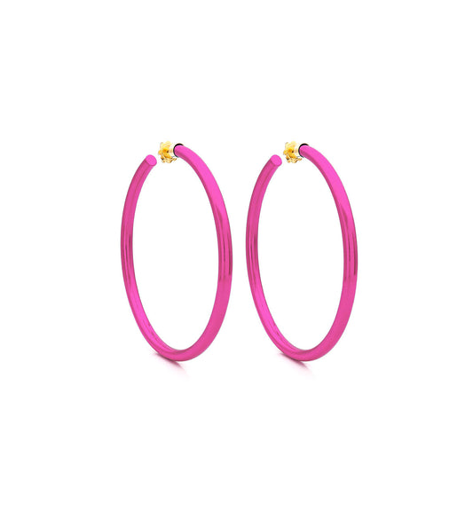 BARBARELLA COLLECTION - 18KT GOLD - STERLING SILVER - MEDIUM - PINK