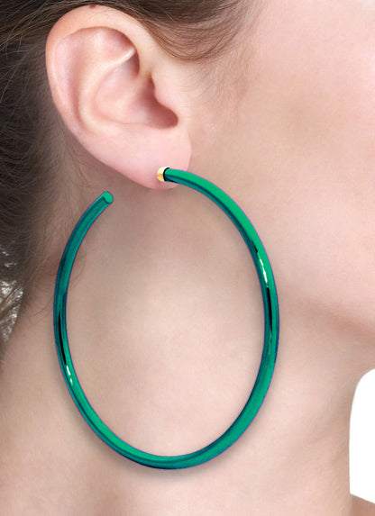 COLLEZIONE BARBARELLA - ORO 18KT - ARGENTO - GRANDE - VERDE