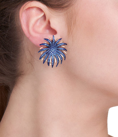 FUOCHI D'ARTIFICIO - ORO 18KT - ZAFFIRI BLU