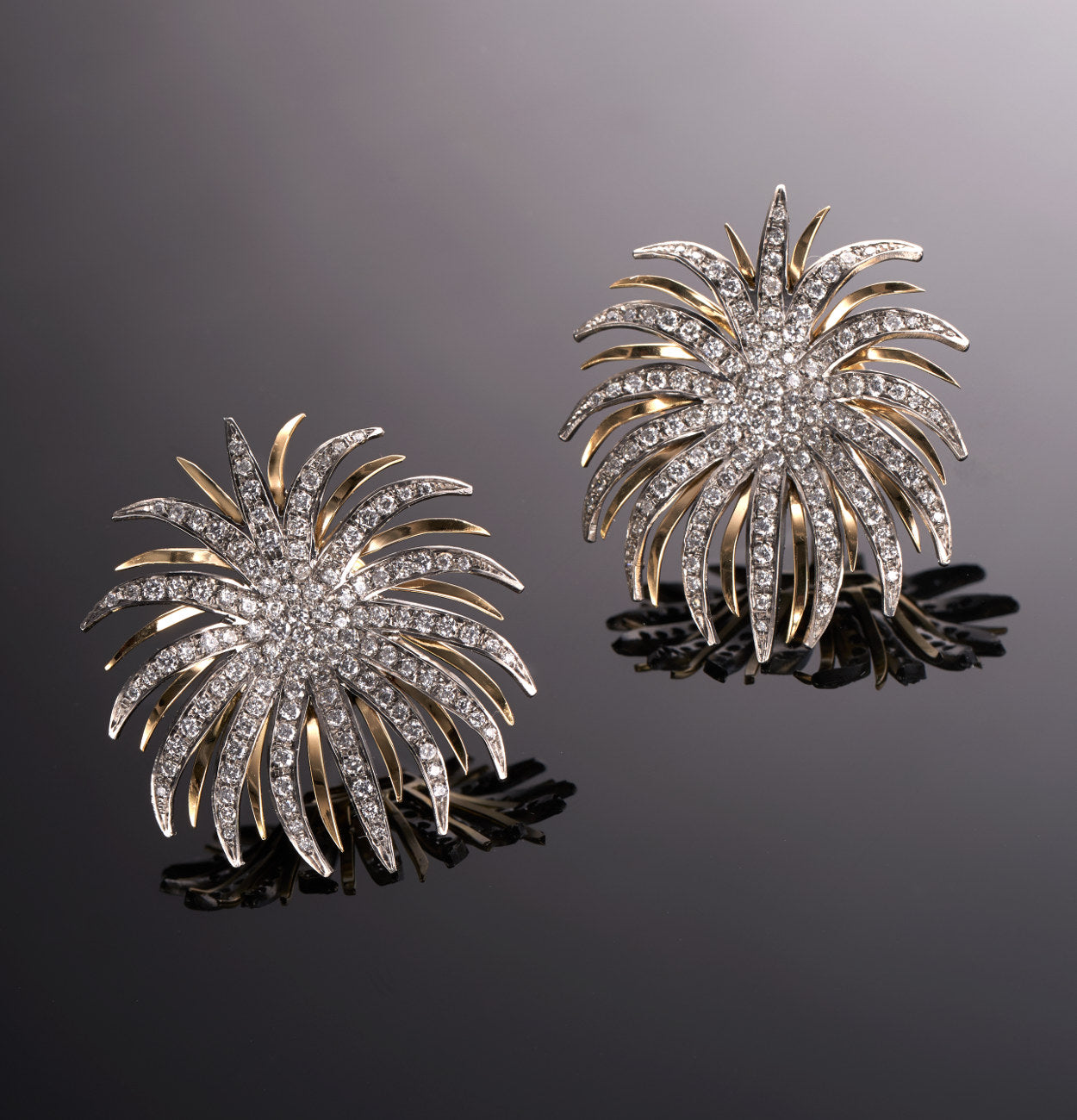 FUOCHI D'ARTIFICIO - ORO 18KT - DIAMANTI BIANCHI