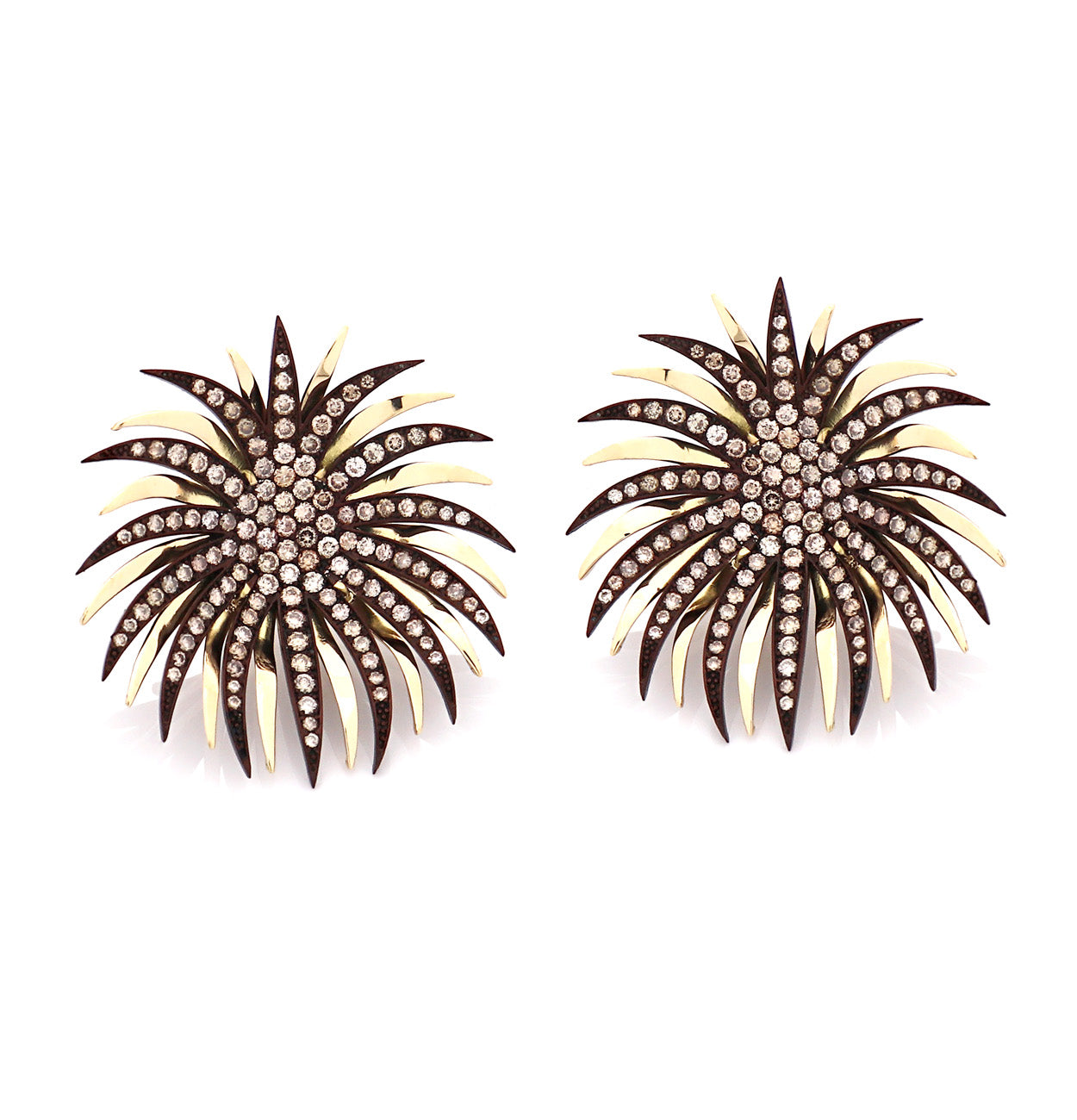 FIREWORKS - 18KT GOLD - BROWN