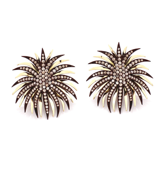 FIREWORKS - 18KT GOLD - BROWN