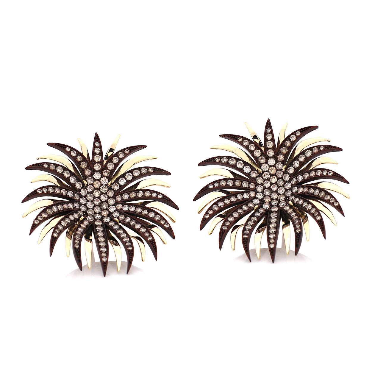 FIREWORKS - 18KT GOLD - BROWN
