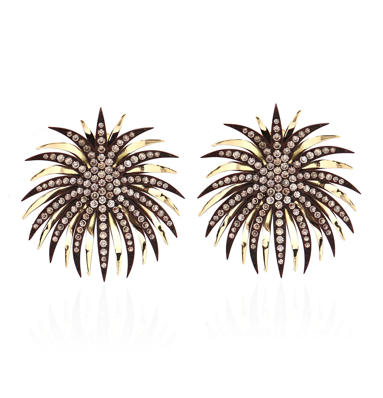 FIREWORKS - 18KT GOLD - BROWN