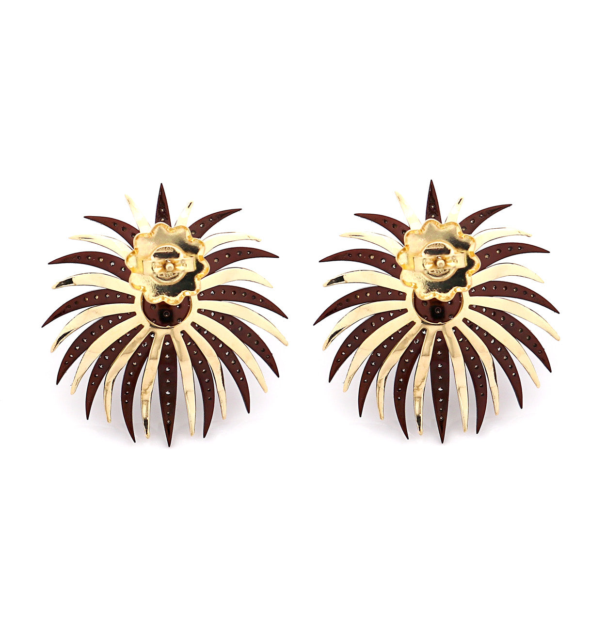 FIREWORKS - 18KT GOLD - BROWN