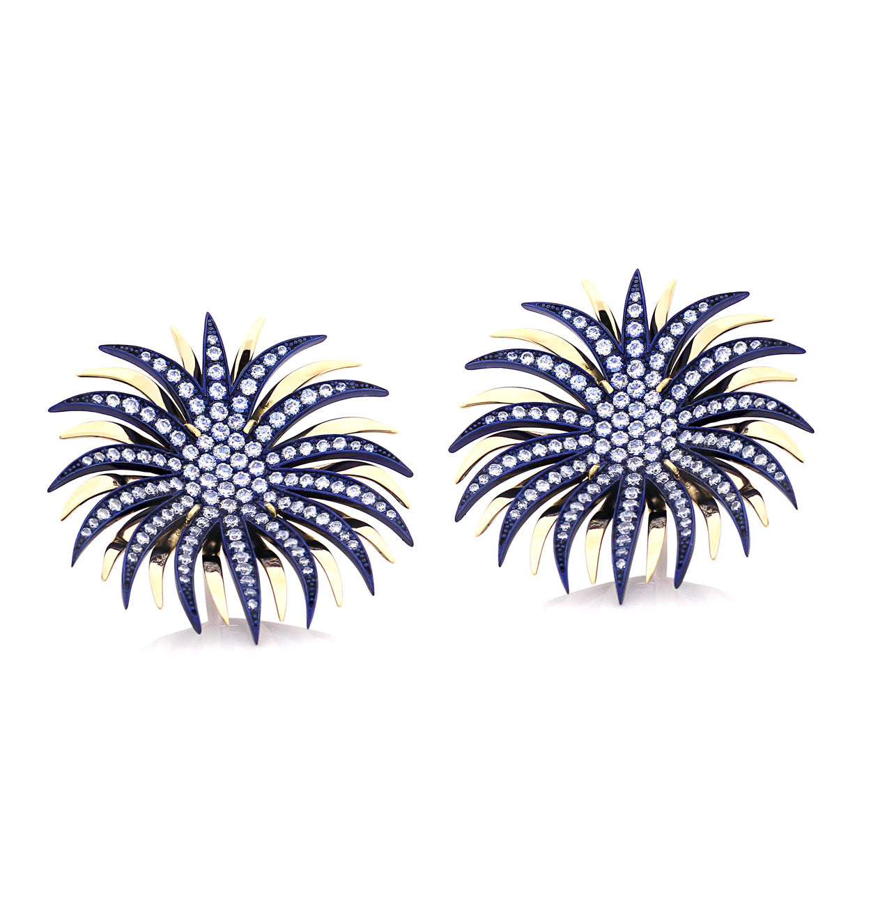 FIREWORKS - 18KT GOLD - BLUE