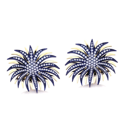 FUOCHI D'ARTIFICIO - ORO 18KT - BLU
