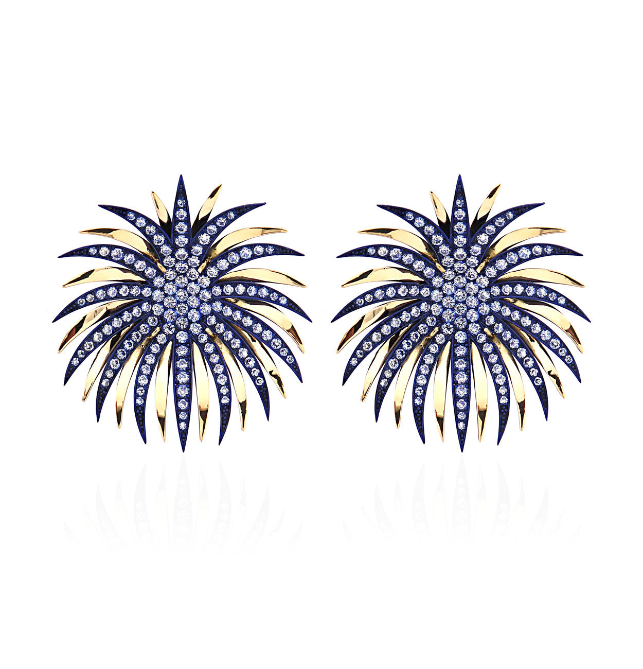 FIREWORKS - 18KT GOLD - BLUE