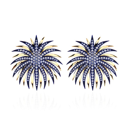 FUOCHI D'ARTIFICIO - ORO 18KT - BLU