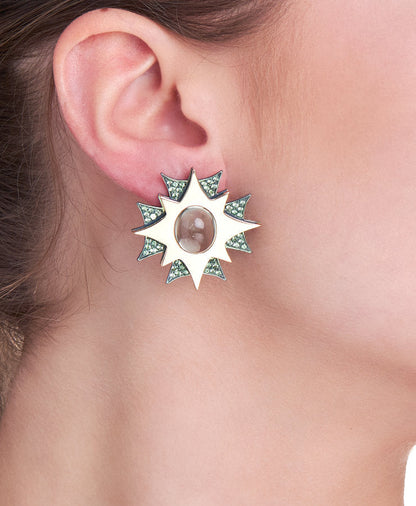 MECCANICA - ORO 18KT - AMETISTA VERDE