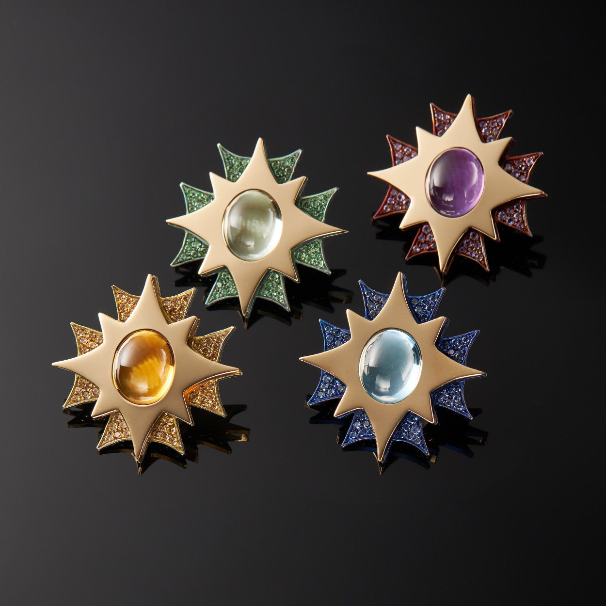 MECCANICA - 18KT ORO - CITRINO