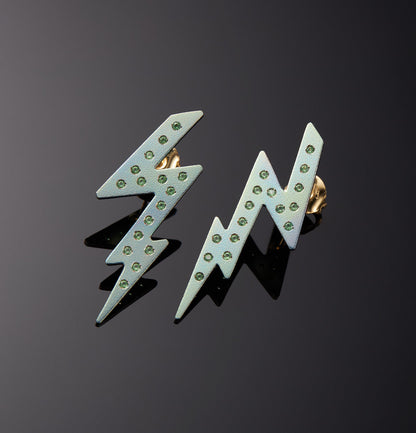 FULMINI - ORO 18KT - ZAFFIRI - PICCOLI