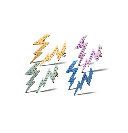 FULMINI - ORO 18KT - ZAFFIRI - PICCOLI