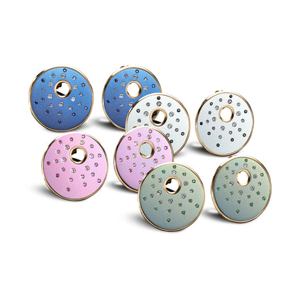 "DISCO" - ORO 18KT - ZAFFIRI - PICCOLI