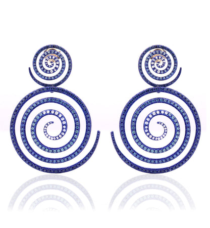 "CALEIDOSCOPIO DI SPERANZA" - ORO 18KT - ZAFFIRI AZZURRI