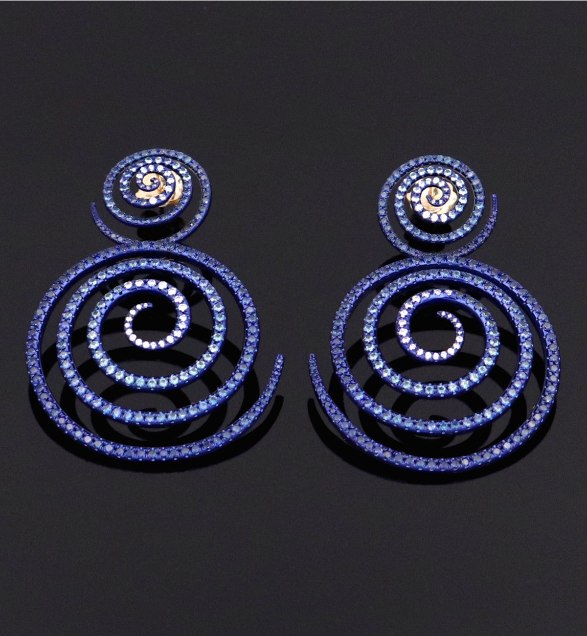 "CALEIDOSCOPIO DI SPERANZA" - ORO 18KT - ZAFFIRI AZZURRI