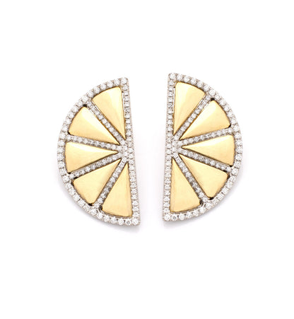 "LOVE LEMONS" - ORO 18KT - DIAMANTI BIANCHI - ORECCHINI