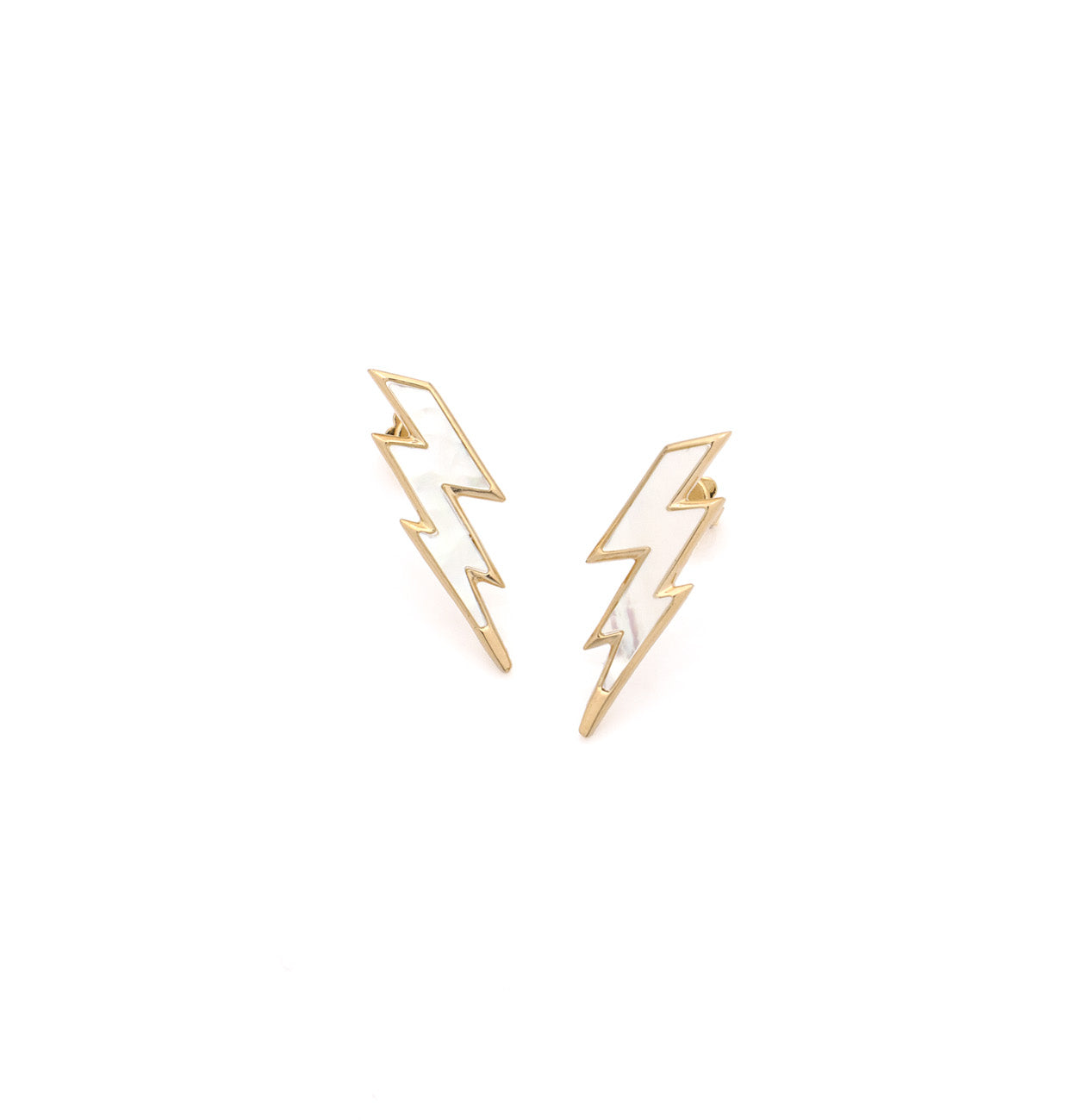 "FULMINI" - 18KT YELLOW GOLD/ MOTHER OF PEARL - SMALL