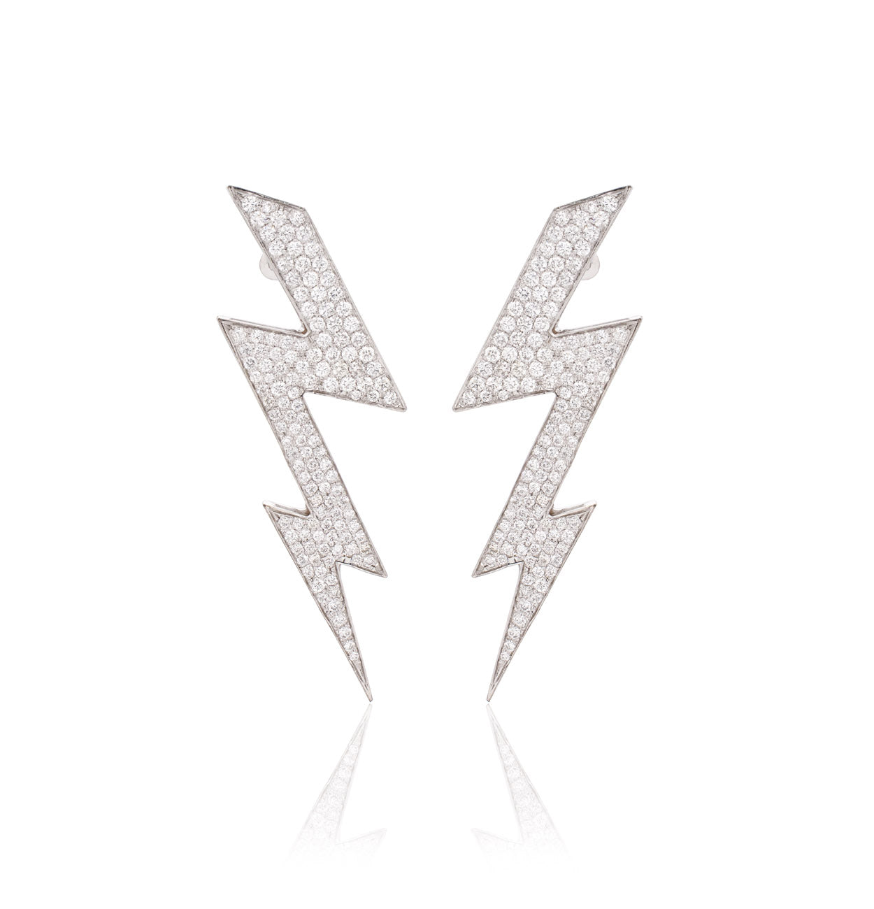 "FULMINI" - 18KT WHITE GOLD - WHITE DIAMONDS
