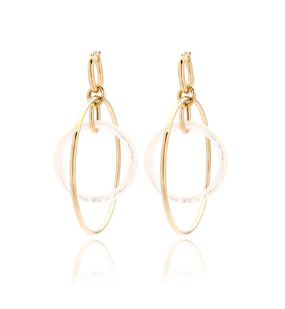 "ORBITE" - ORO GIALLO 18KT - LINKS GRANDI IN MADRE PERLA