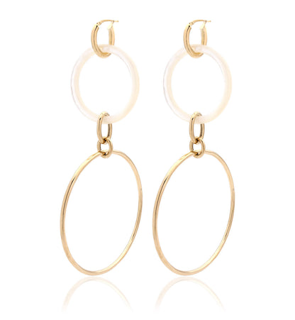 "ORBITE" - ORO GIALLO 18KT - LINKS GRANDI IN MADRE PERLA