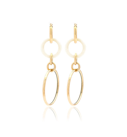 "ORBITE" - ORO GIALLO 18KT - LINKS IN MADRE PERLA