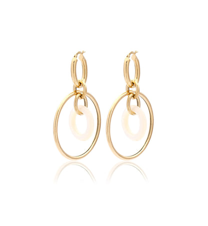 "ORBITE" - ORO GIALLO 18KT - LINKS IN MADRE PERLA