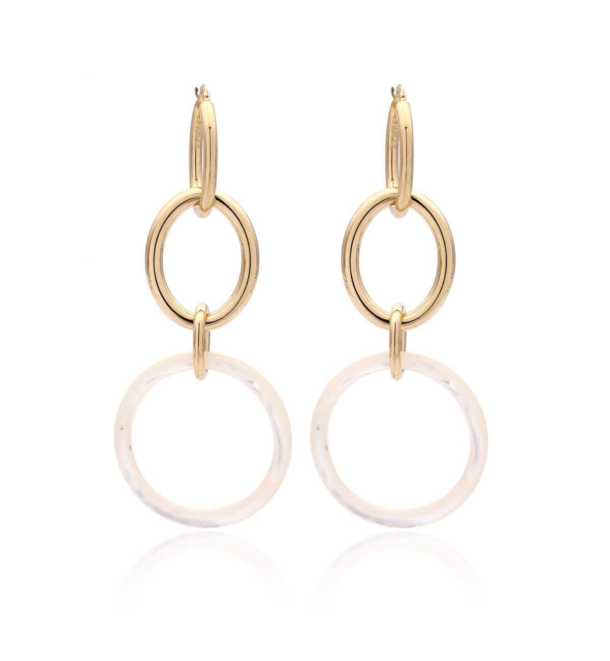 MAMA COLLECTION 18KT YELLOW GOLD - MOTHER OF PEARL - LARGE