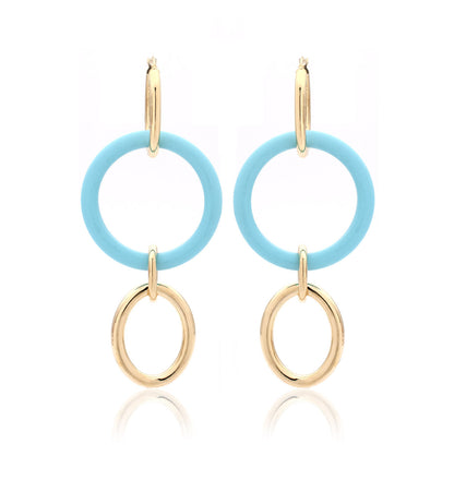 COLLEZIONE MAMA, ORO GIALLO 18KT - TURCHESE - GRANDI