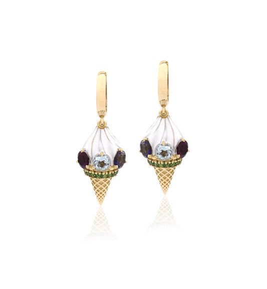 "GELATO" - 18KT YELLOW GOLD - EARRINGS