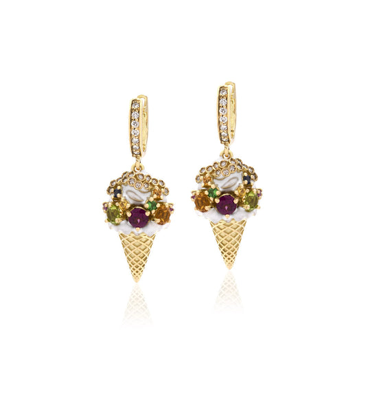 "GELATO" - 18KT YELLOW GOLD - EARRINGS