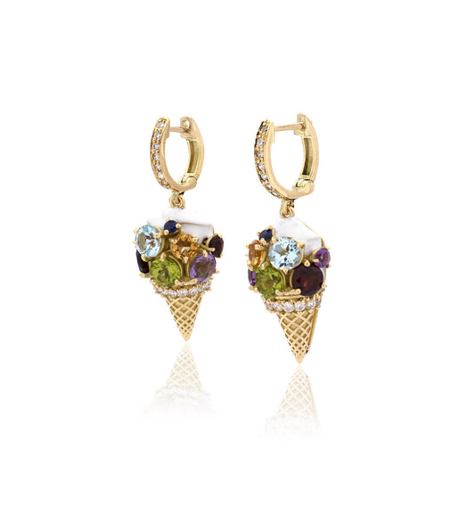 "GELATO" - 18KT YELLOW GOLD - EARRINGS