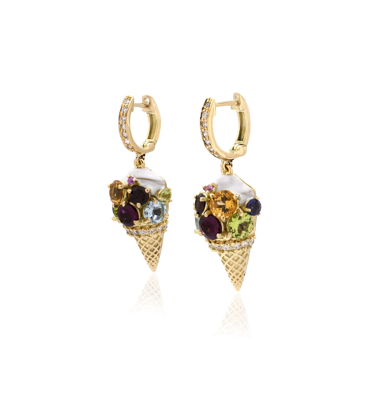 "GELATO" - 18KT YELLOW GOLD - EARRINGS