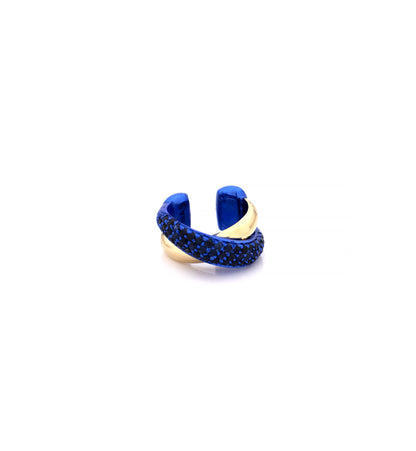 "MARJ" - EAR CUFFS - ORO 18KT - ZAFFIRI BLU