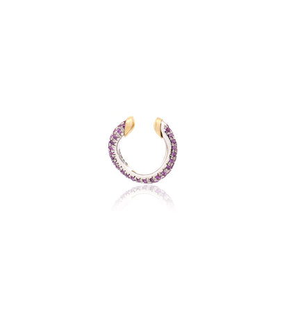 "MARJ" - EAR CUFFS - ORO 18KT - ZAFFIRI ROSA