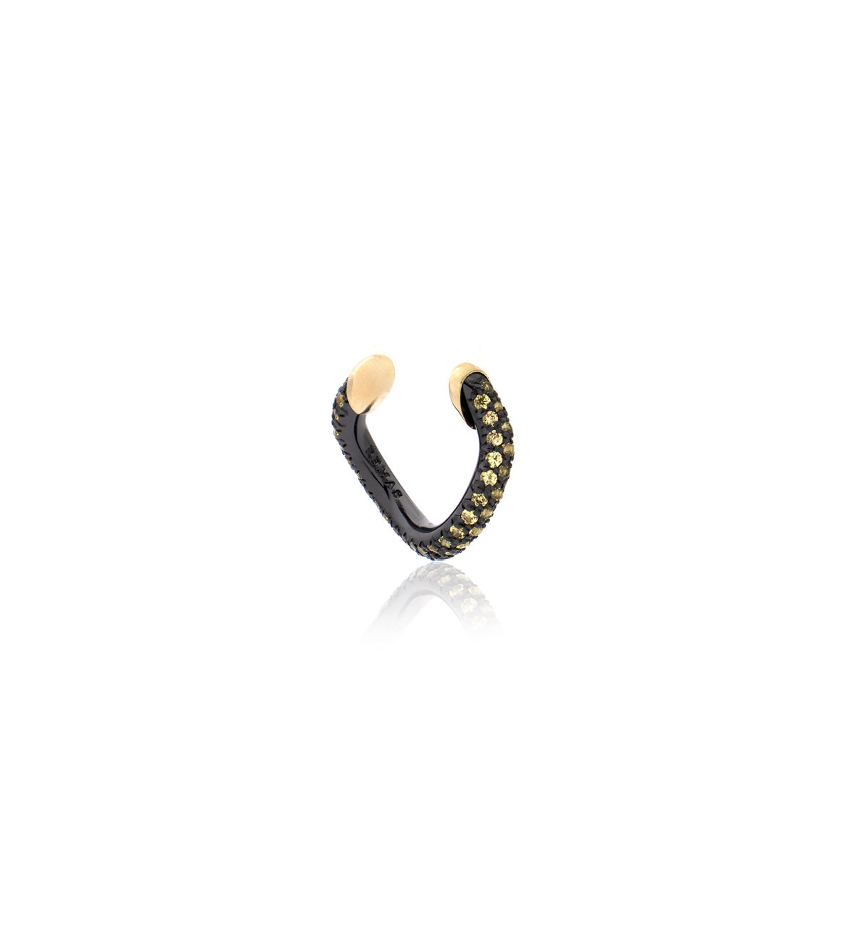 "MARJ" - EAR CUFFS - ORO 18KT - ZAFFIRI GIALLI
