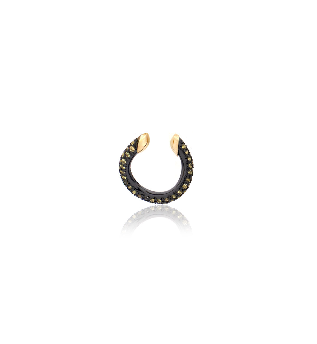 "MARJ" - EAR CUFFS - ORO 18KT - ZAFFIRI GIALLI