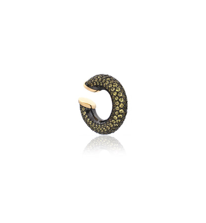 "MARJ" - EAR CUFFS - ORO 18KT - ZAFFIRI GIALLI