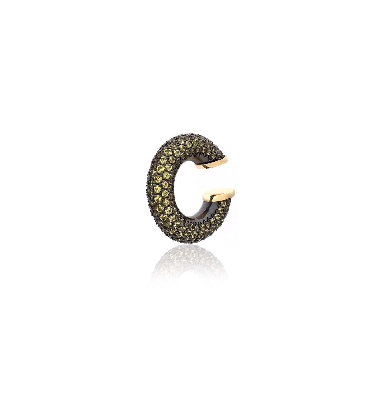 "MARJ" - EAR CUFFS - ORO 18KT - ZAFFIRI GIALLI