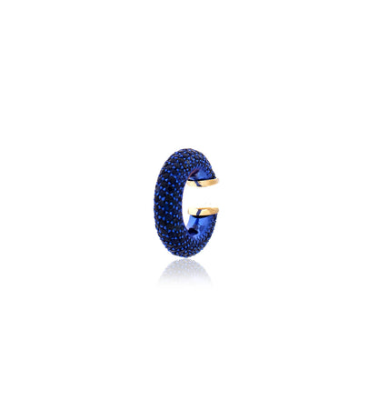 "MARJ" - EAR CUFFS - ORO 18KT - ZAFFIRI BLU