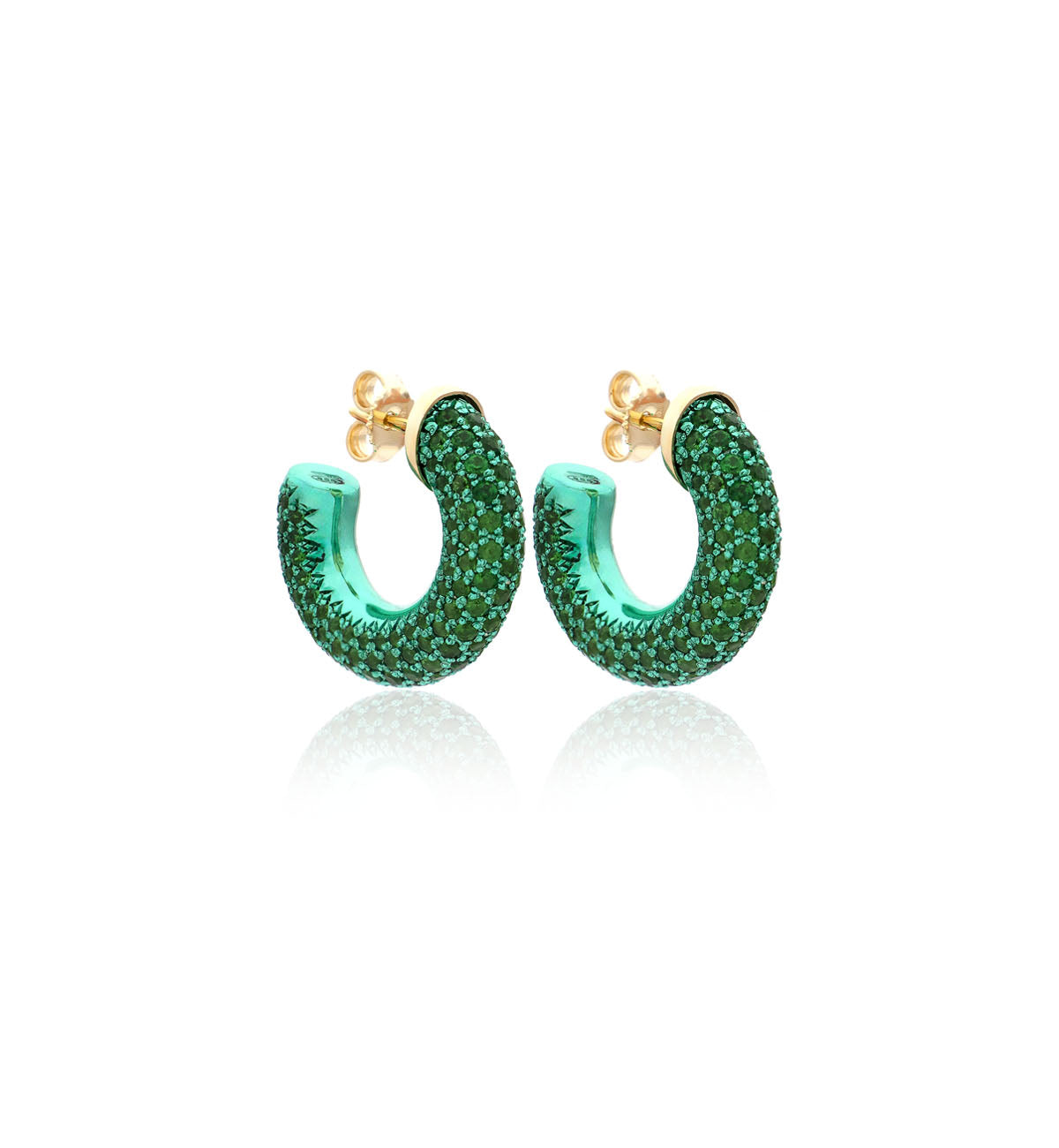 ORECCHINI COLLEZIONE BARBARELLA - ORO 18KT - TSAVORITE
