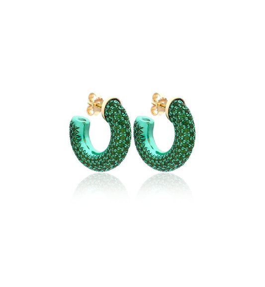 ORECCHINI COLLEZIONE BARBARELLA - ORO 18KT - TSAVORITE