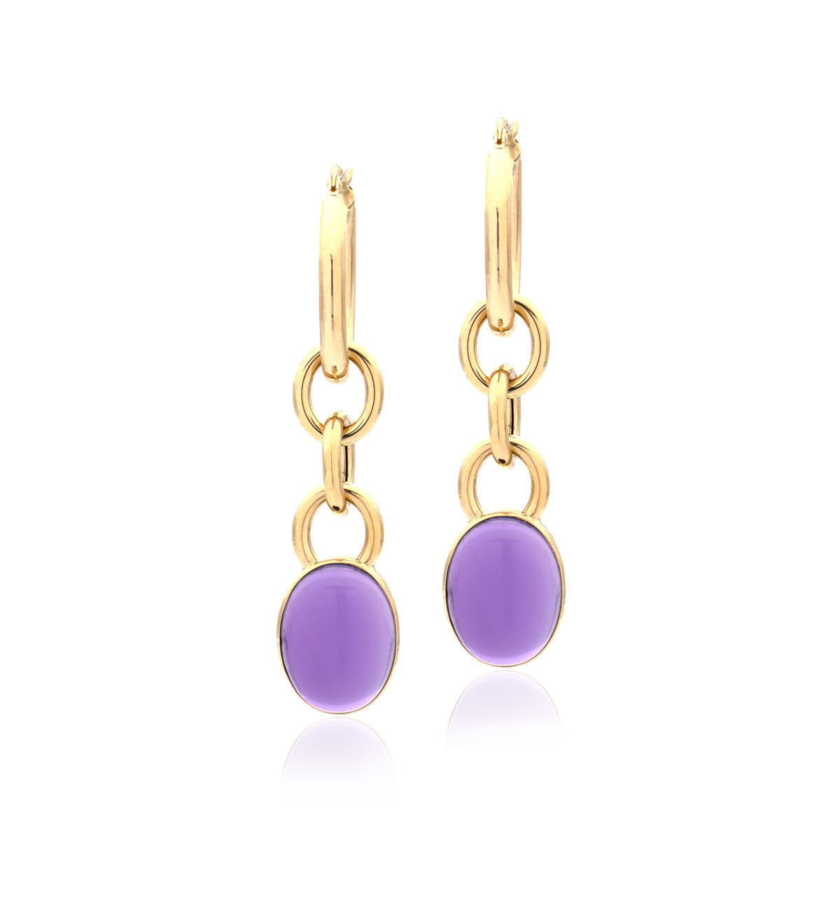 "MARISA" EARRINGS - 18KT YELLOW GOLD & STONES