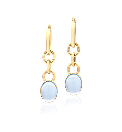 "MARISA" ORECCHINI - ORO GIALLO 18KT E PIETRE