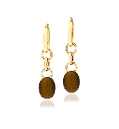 "MARISA" ORECCHINI - ORO GIALLO 18KT E PIETRE