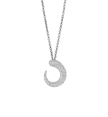 COLLANA COLLEZIONE GOCCE DIAMANTI BIANCHI - 18KT ORO BIANCO