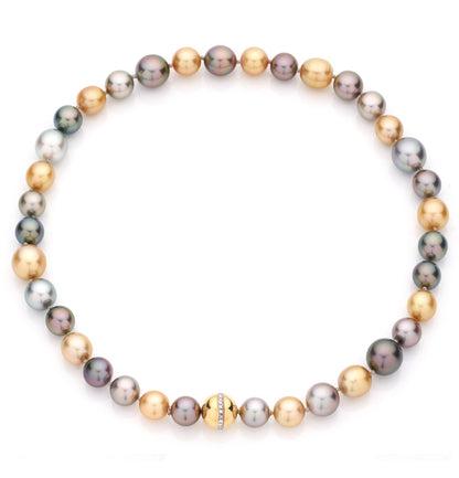 COLLANA PERLE TAHITIAN - 56cm