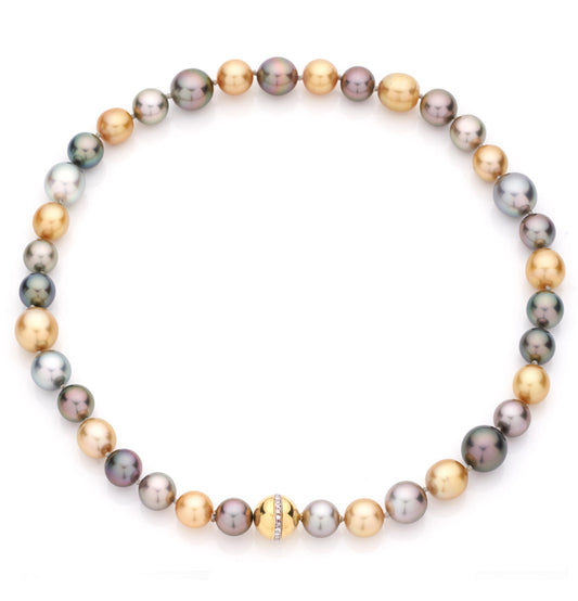 COLLANA PERLE TAHITIAN - 56cm