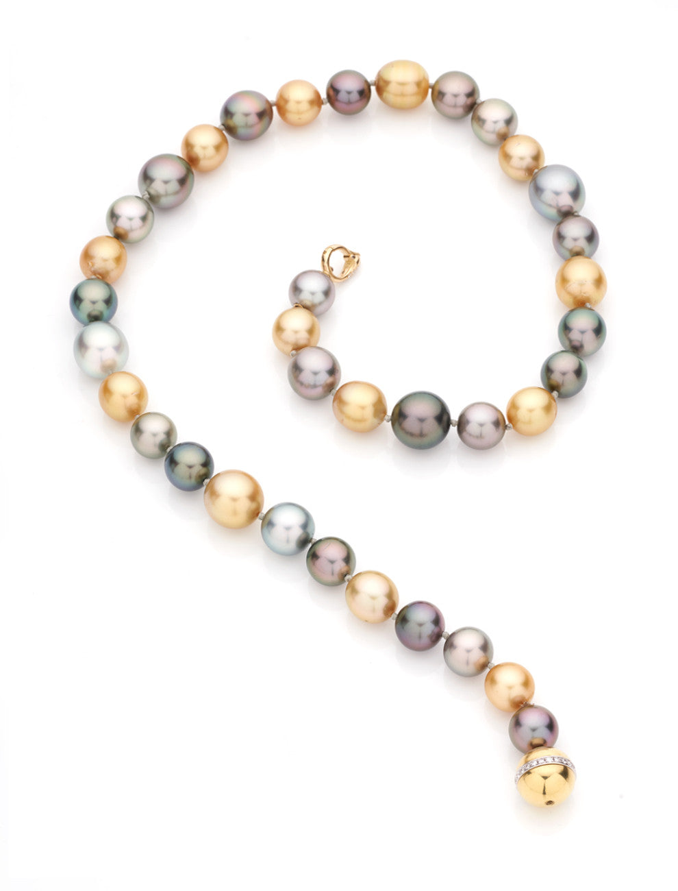 COLLANA PERLE TAHITIAN - 56cm